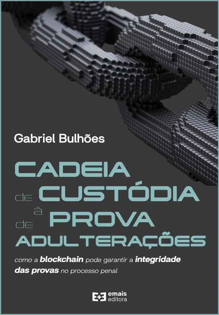 Capa do livro Cadeia de Custódia à Prova de Adulterações