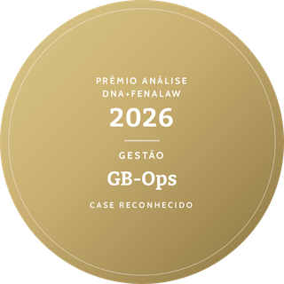 Selo do Prêmio Análise DNA+FENALAW 2026: GB-Ops, case reconhecido