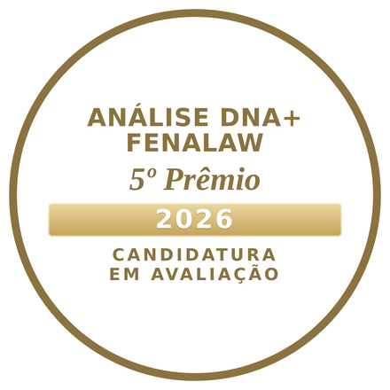 Selo oficial DNA+FENALAW 2026
